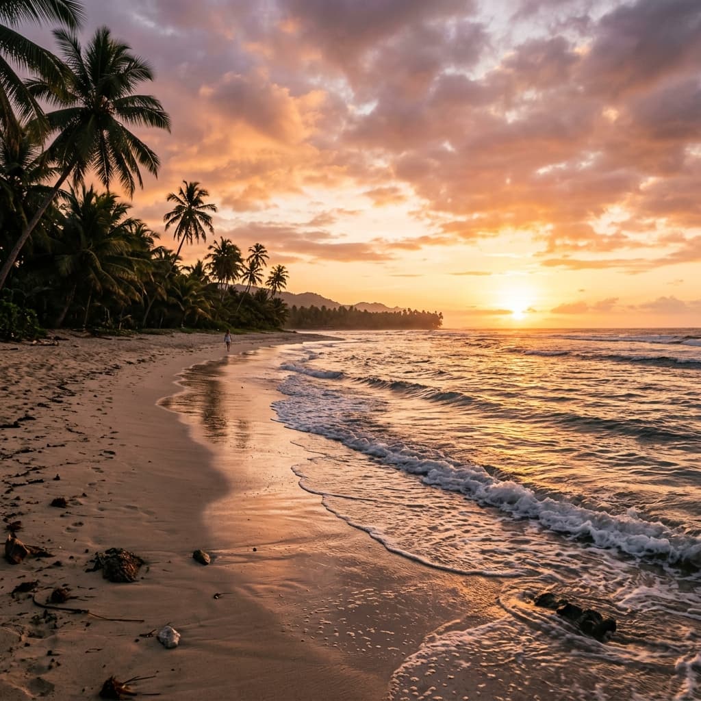 Beach Sunset Collage